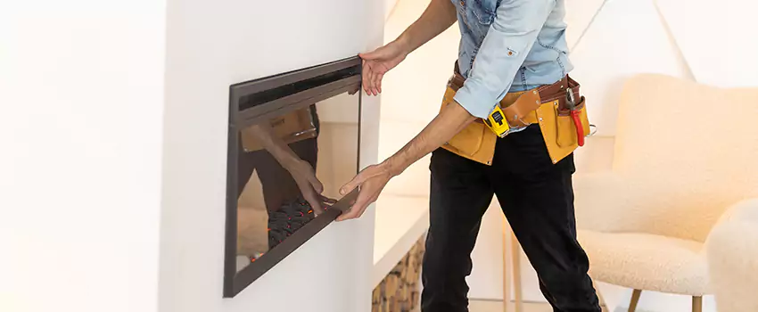 Metal Fireplace Installation in Woodland, California