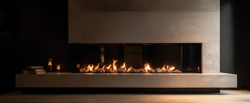 Gas Fireplace Ember Bed Design Services in Woodland, California
