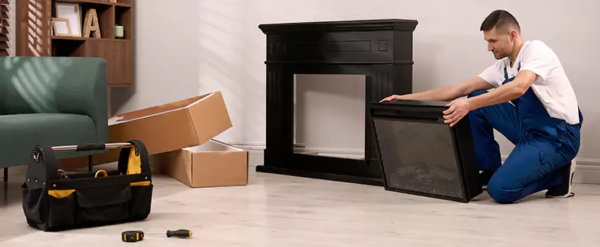 Old Rusted Metal Fireplace Repair And Replacement in Woodland, CA